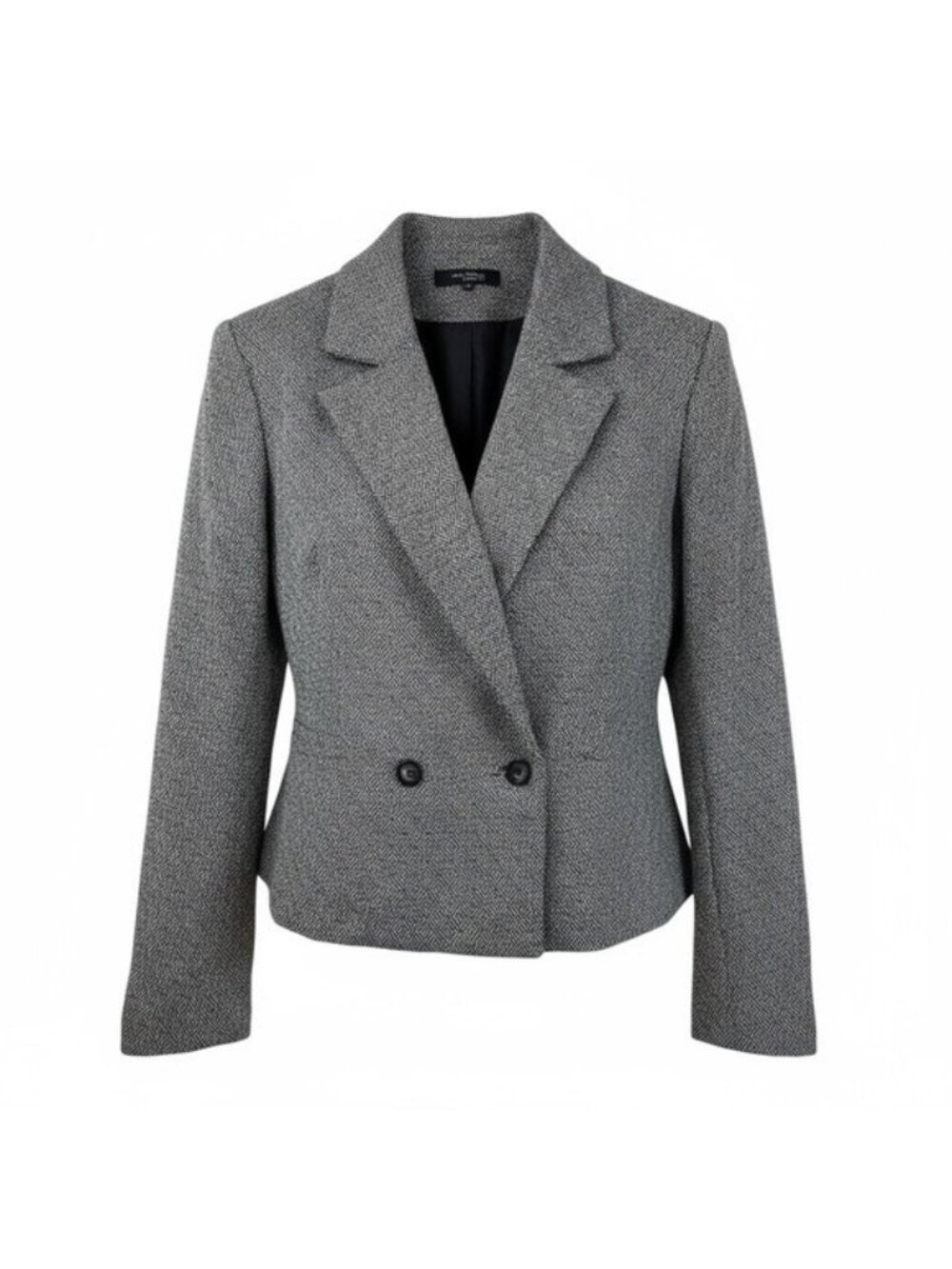 Vintage Kirkland Hall Wool Tweed Blazer Classic Academia Jacket Size 6
